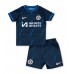 Chelsea Dětské Oblečení Venkovní Dres 2023-24 Krátkým Rukávem (+ trenýrky)